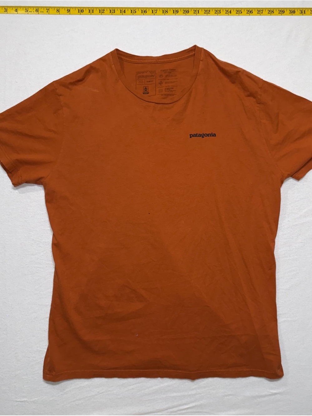 Patagonia Men's Orange Logo T-Shirt